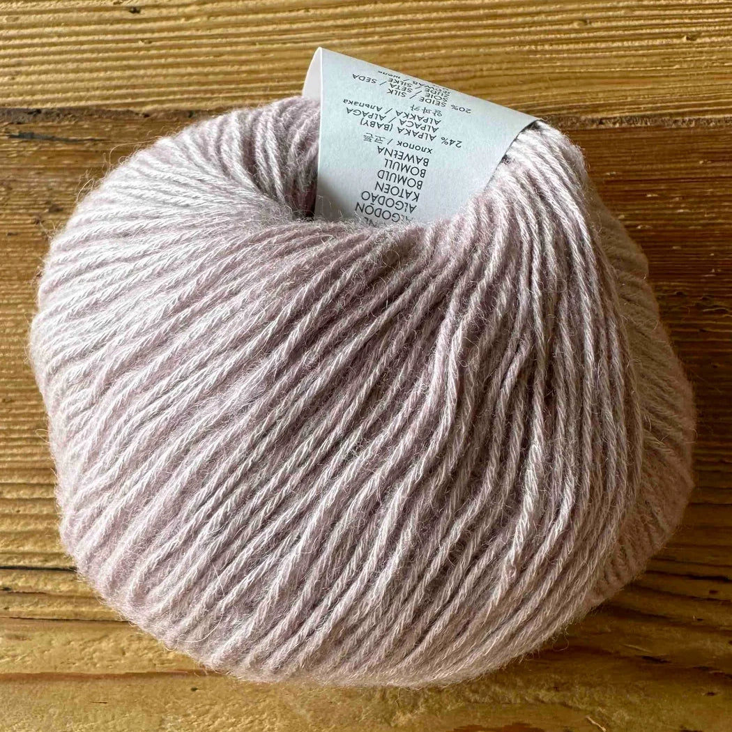 KNIT BOOK2nd_11 GUERNSEY SHAWL糸セット| amuhibi