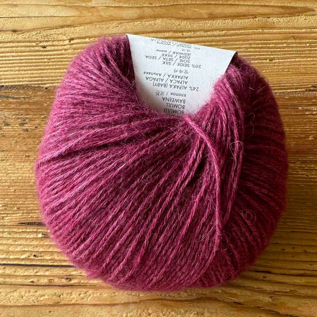 KNIT BOOK2nd_11 GUERNSEY SHAWL糸セット| amuhibi