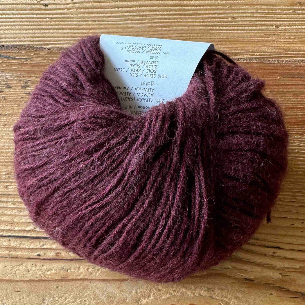 KNIT BOOK2nd_11 GUERNSEY SHAWL糸セット| amuhibi
