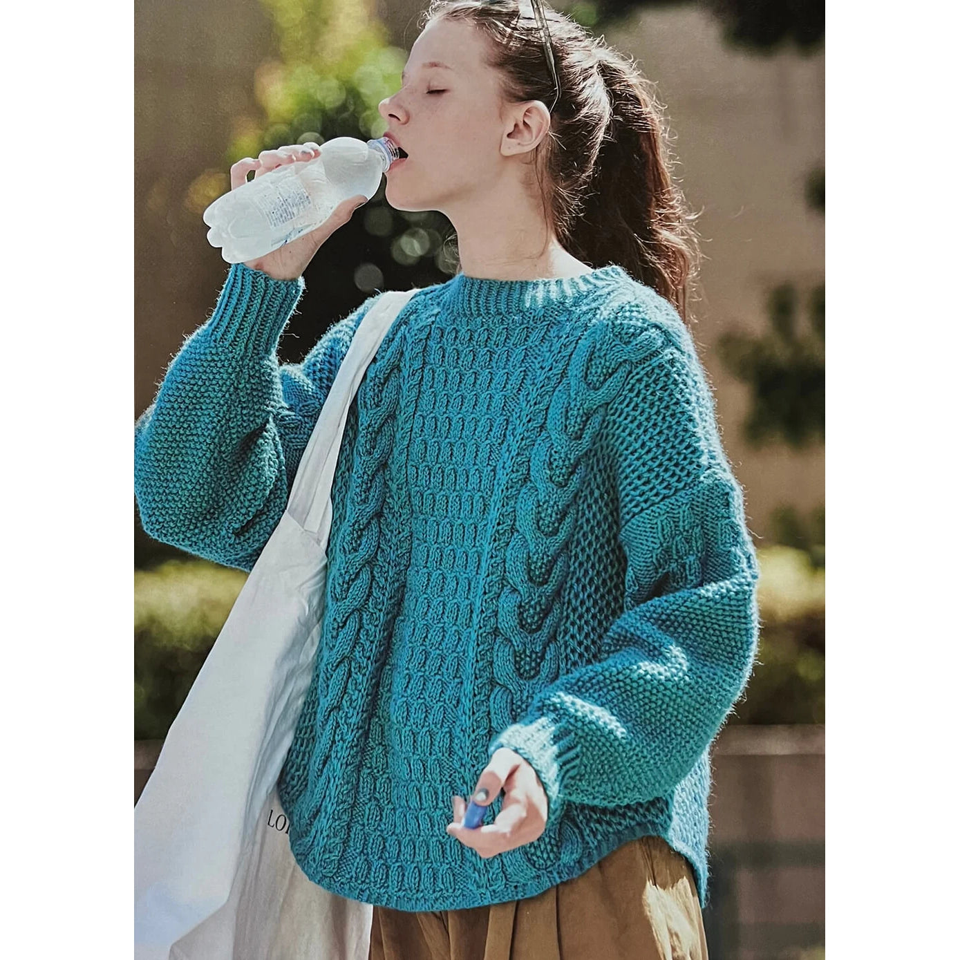 KNIT BOOK_04 ARAN &HONEYCOM BRIOCHE 糸セット | amuhibi