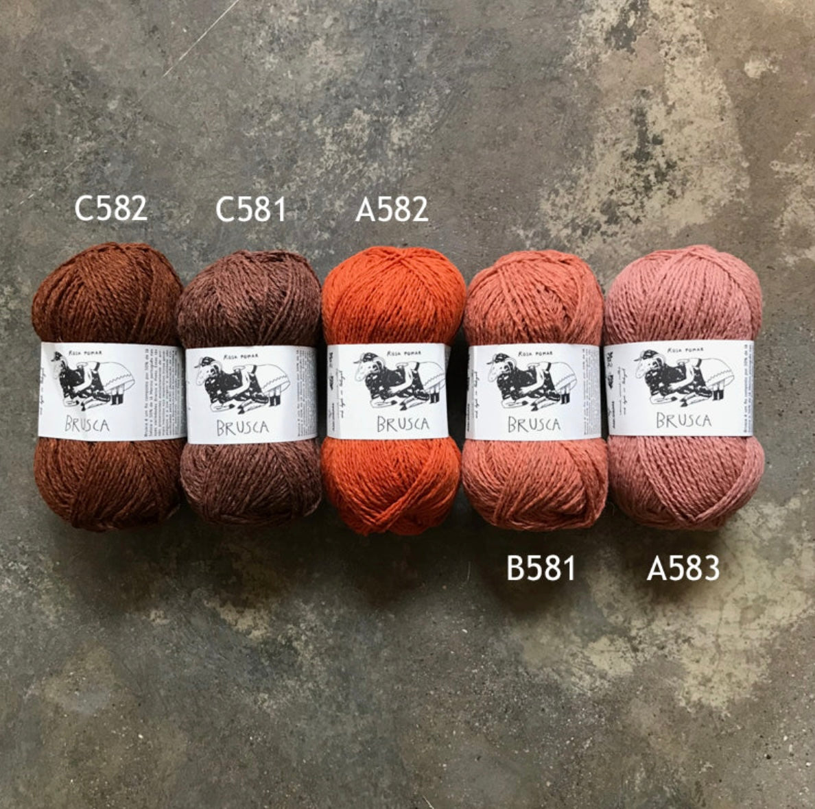 Brusca | Retrosaria Rosa Pomar