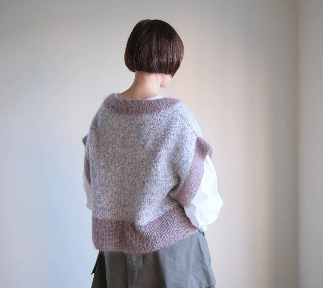 糸セット | Deep v-neck | amuhibi