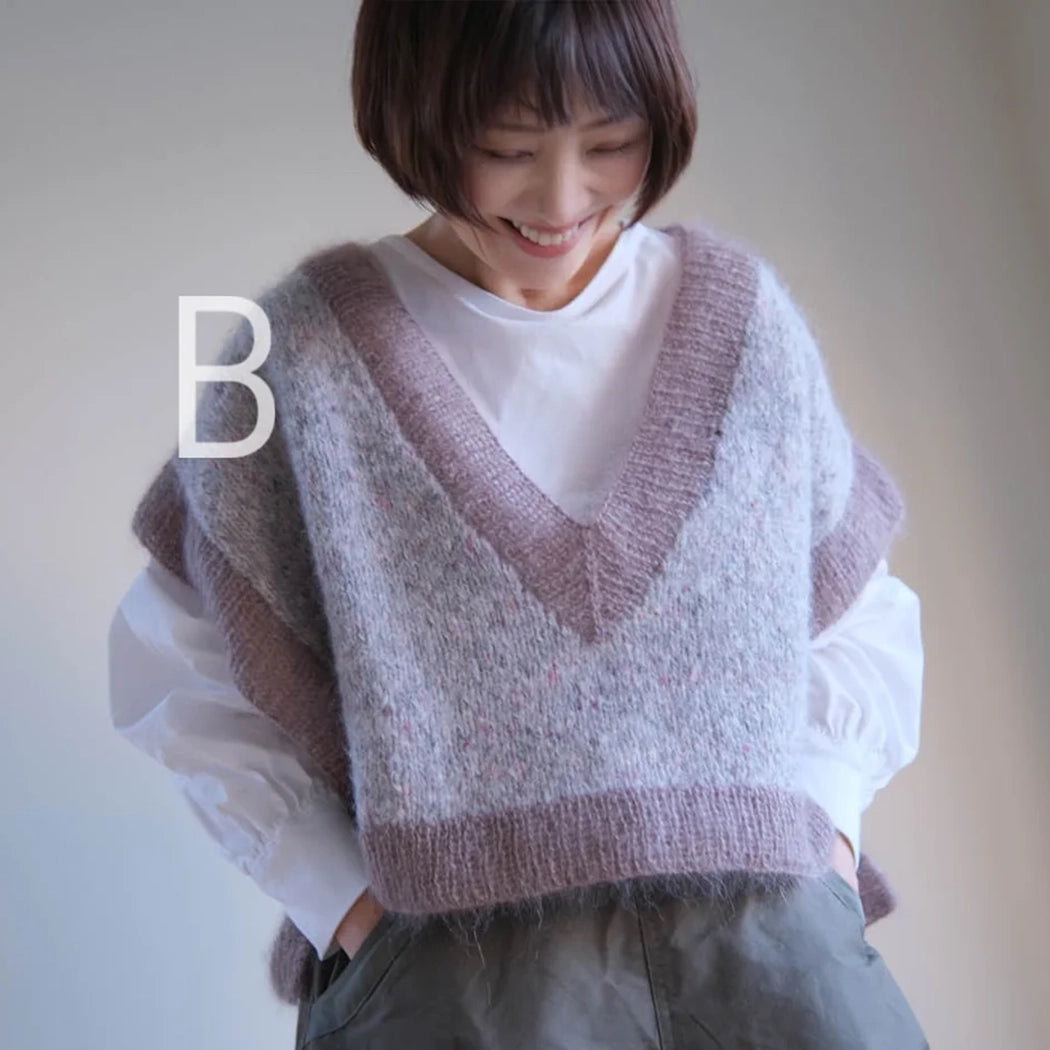糸セット | Deep v-neck | amuhibi