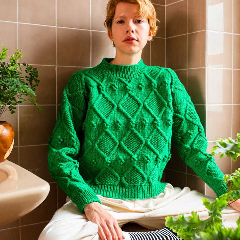 【予約商品】ARAN&COLORWORKS aran_03 Blooming Diamonds 毛糸セット