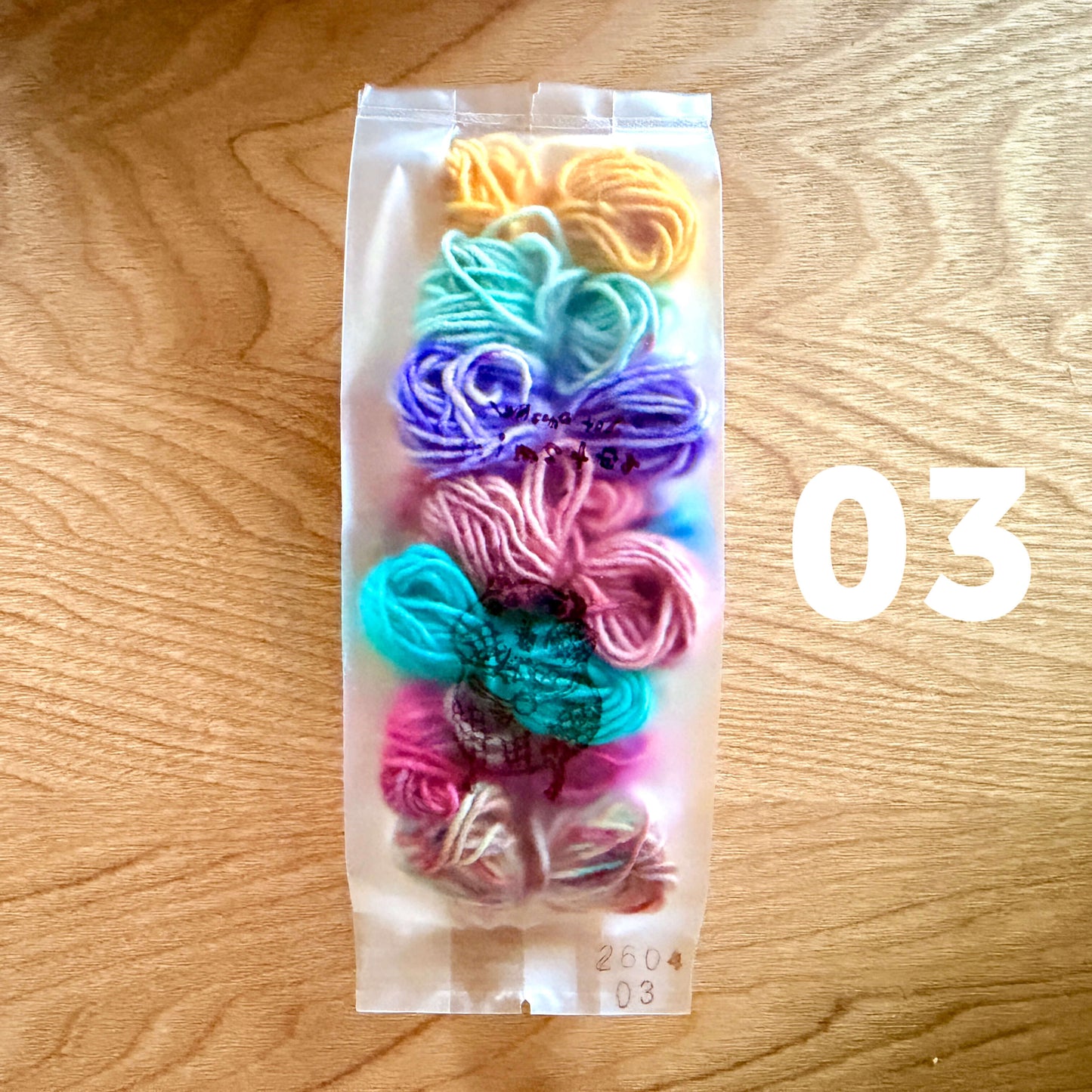 ミムラトモミ モザイクダーニング mimster yarn 10色(15g)