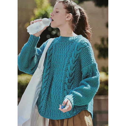 KNIT BOOK_04 ARAN &HONEYCOM BRIOCHE　糸セット | amuhibi