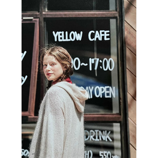 KNIT BOOK_07 HOODED LONG CARDIGAN 糸セット | amuhibi