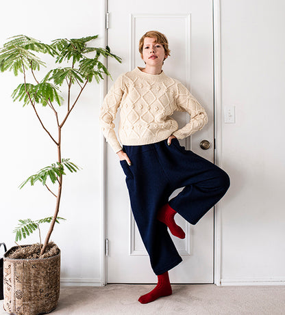 【予約商品】ARAN&COLORWORKS　 aran_03 Blooming Diamonds　毛糸セット