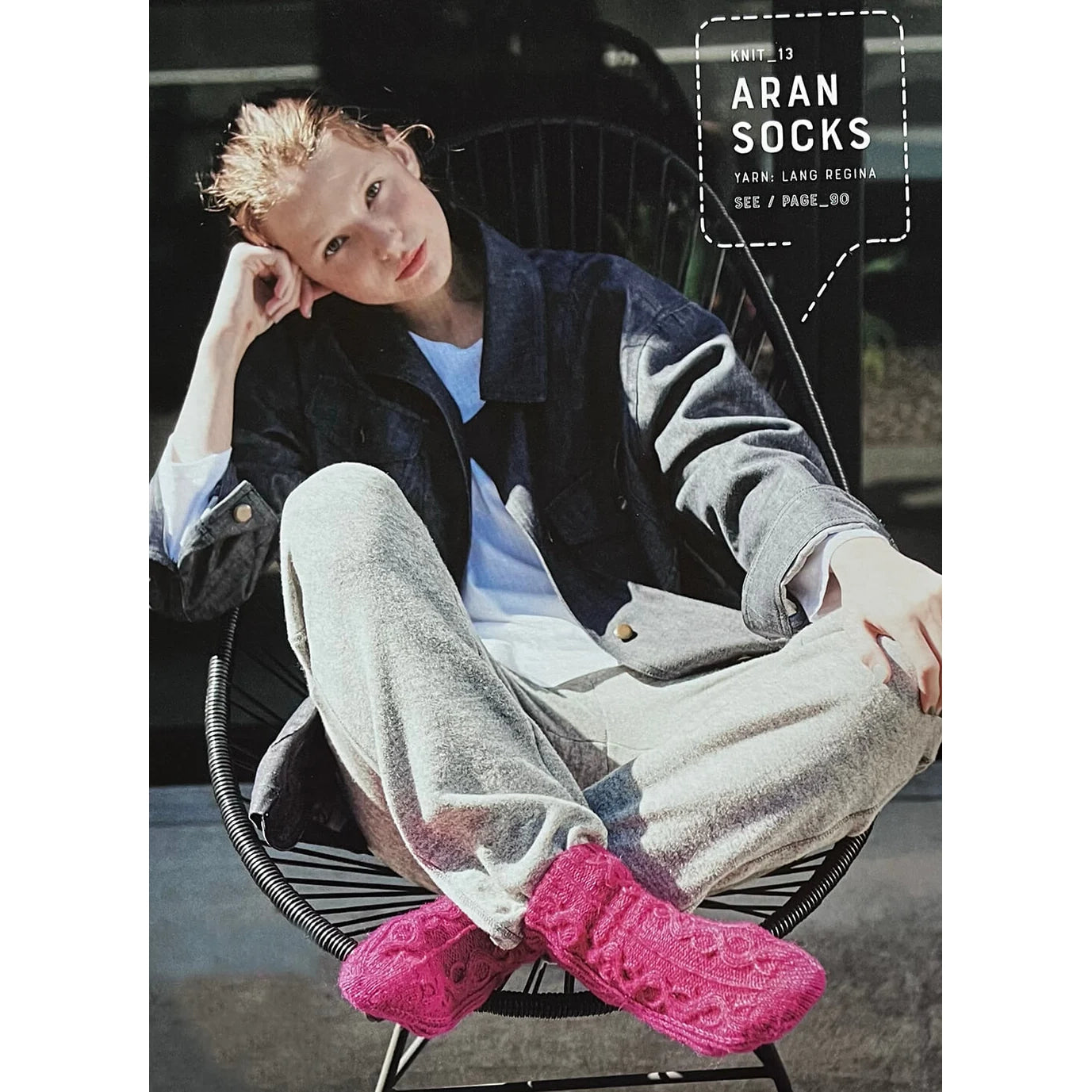 KNIT BOOK_13 ARAN SOCKS 糸セット | amuhibi