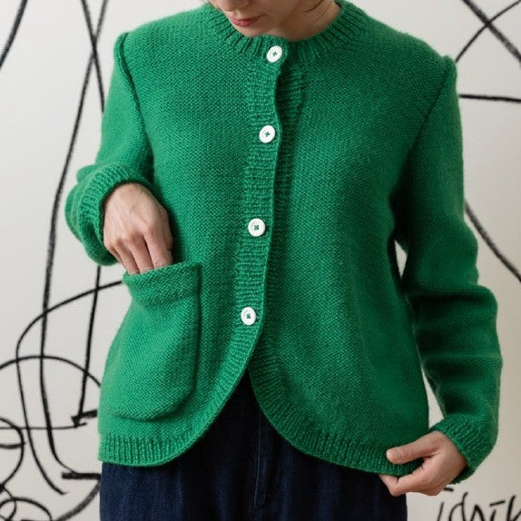 Big Pocket Cardigan Knitting Pattern | Instant Download PDF