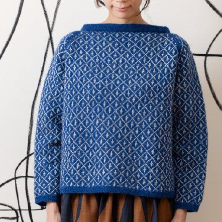 Cross Sweater Knitting Pattern | Instant Download PDF