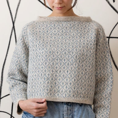 Cross Sweater Knitting Pattern | Instant Download PDF