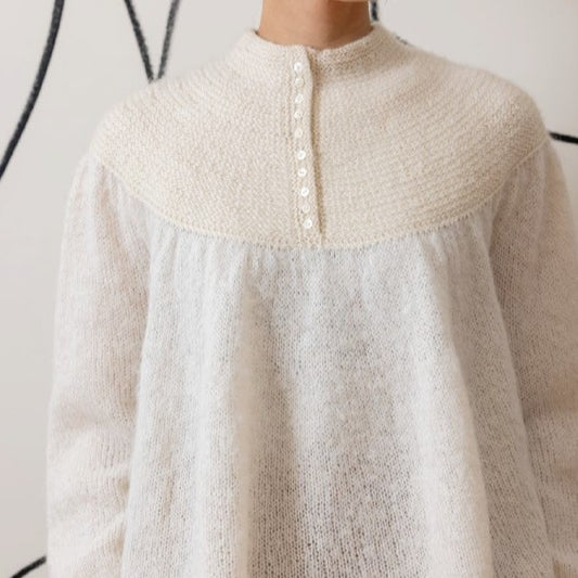 Herringbone Tunic Sweater Knitting Pattern | Instant Download PDF