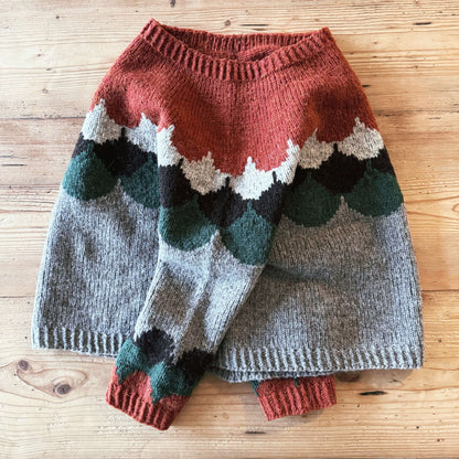 KNIT BOOK2nd_01 SCALLOP YOKE糸セットManchelopiバージョン糸セット（6玉）