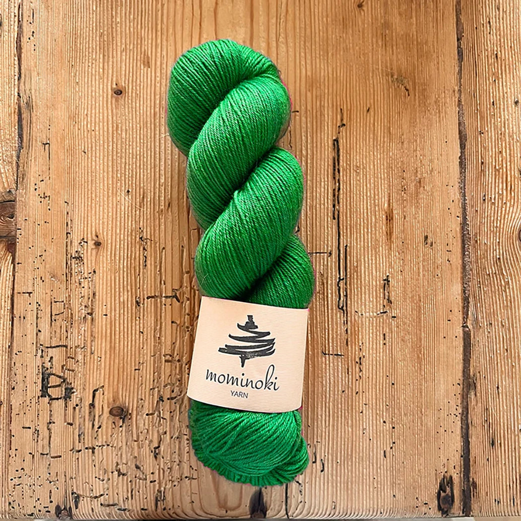 mominoi SOCK FINE 4ply 緑系 毛糸 3カセセット mominoi SOCK FINE 4ply 緑系 毛糸 3カセセット