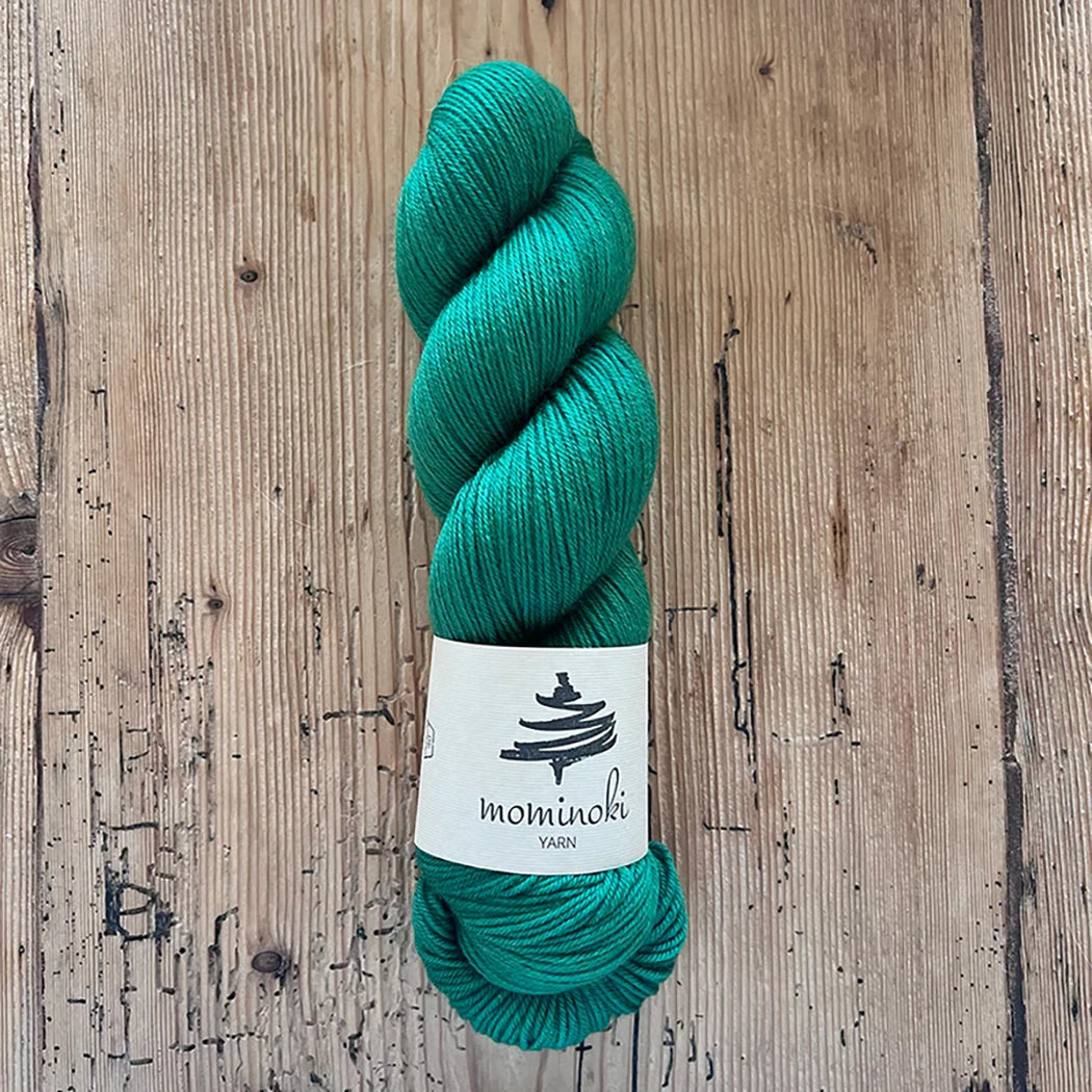mominoi SOCK FINE 4ply 緑系 毛糸 3カセセット mominoi SOCK FINE 4ply 緑系 毛糸 3カセセット