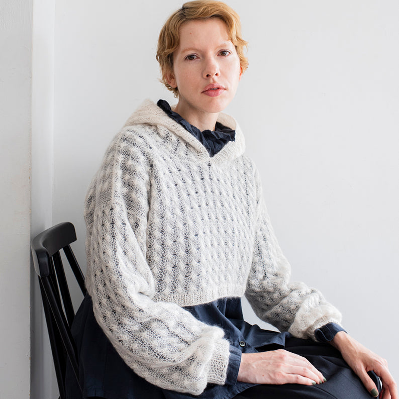 【予約商品】ARAN&COLORWORKS　 aran_02 Mohair Hoodie毛糸セット