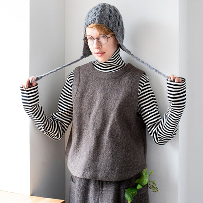 【予約商品】ARAN&COLORWORKS　 aran_05 aran Earflap Hat 毛糸セット