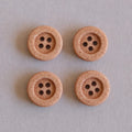 Brown　ボタン4個 : コットンフィールド4穴