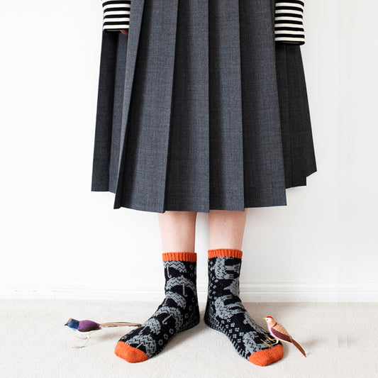 【予約商品】ARAN&COLORWORKS　 colorwork_05 Birdy Shady 毛糸セット