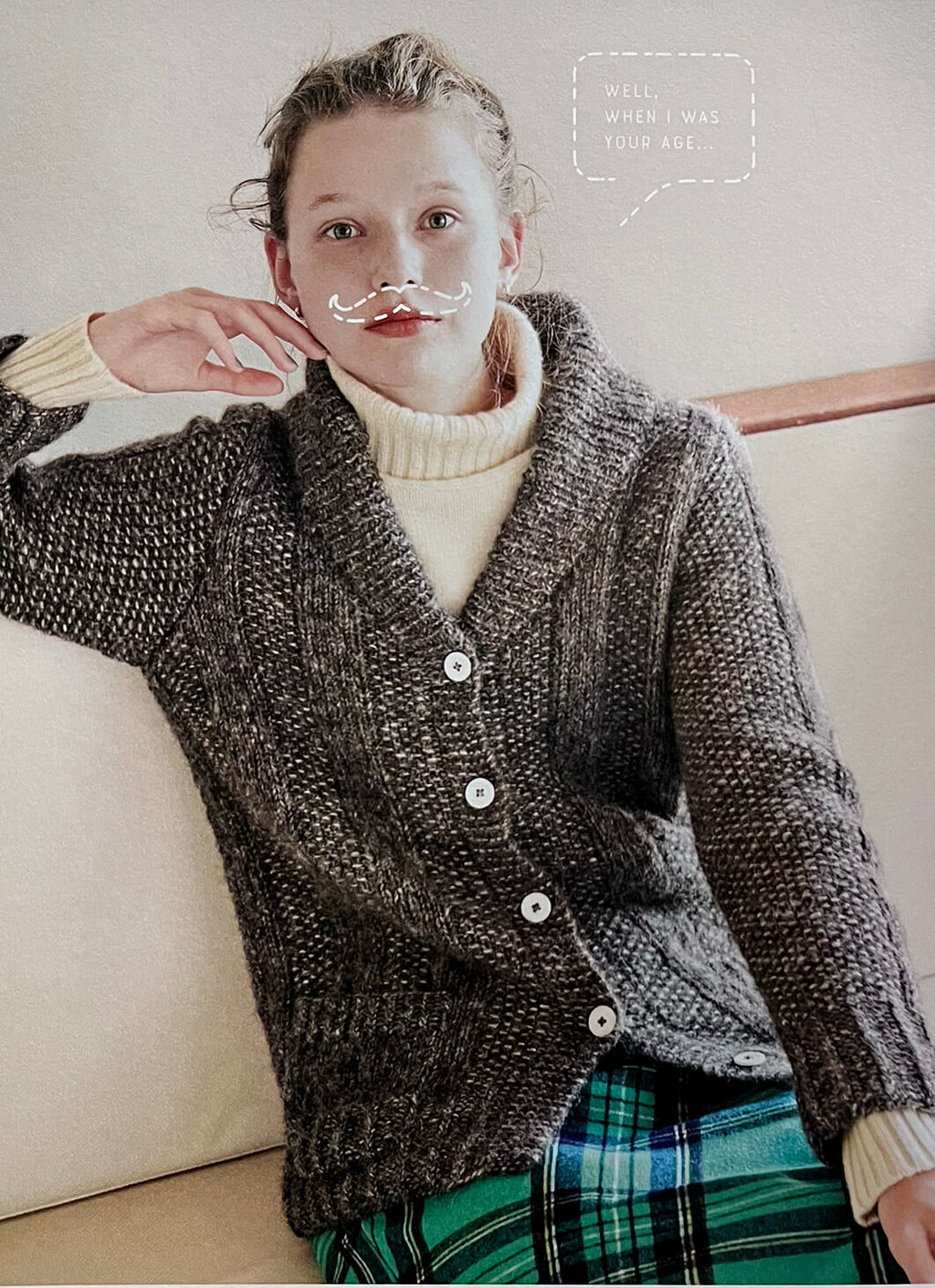 KNIT BOOK_05 GRANPA'S JACKET 糸セット| amuhibi