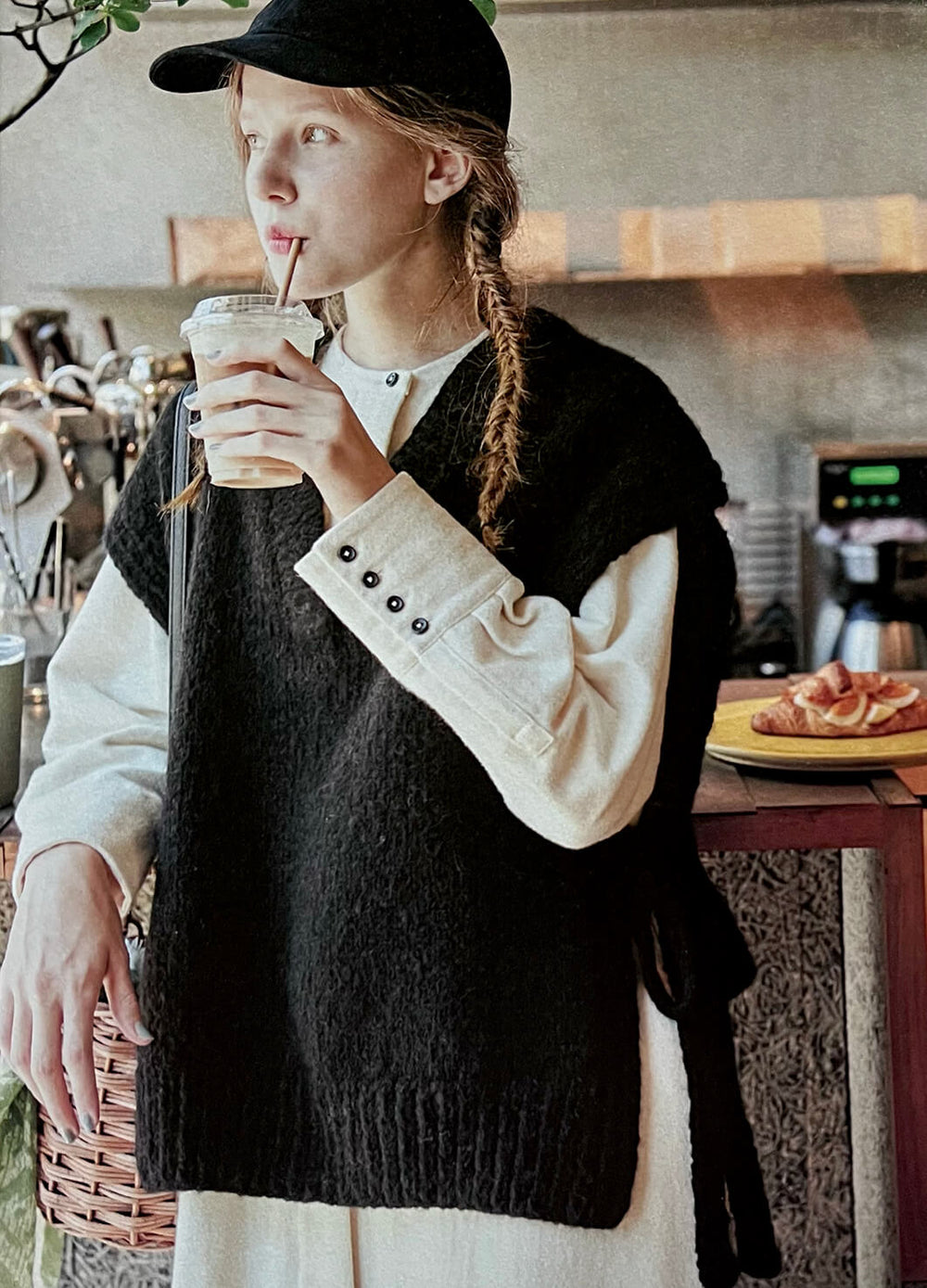 UNOF/ふじあみLAYERED KNIT TOPS