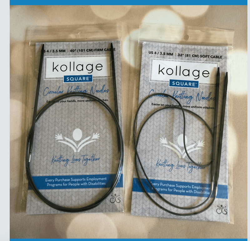 32インチ (81cm) Kollage 四角い編み針　FIRM CABLE | Kollage