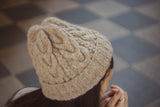 amuhibi KIT | MALOUで編むアランの帽子