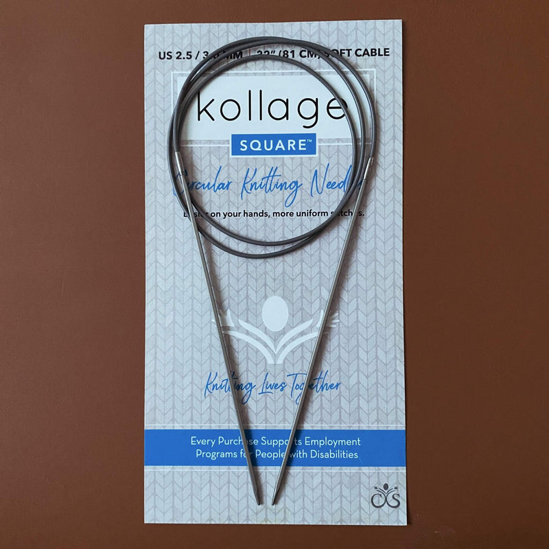 16インチ (41cm) Kollage 四角い編み針 | Kollage