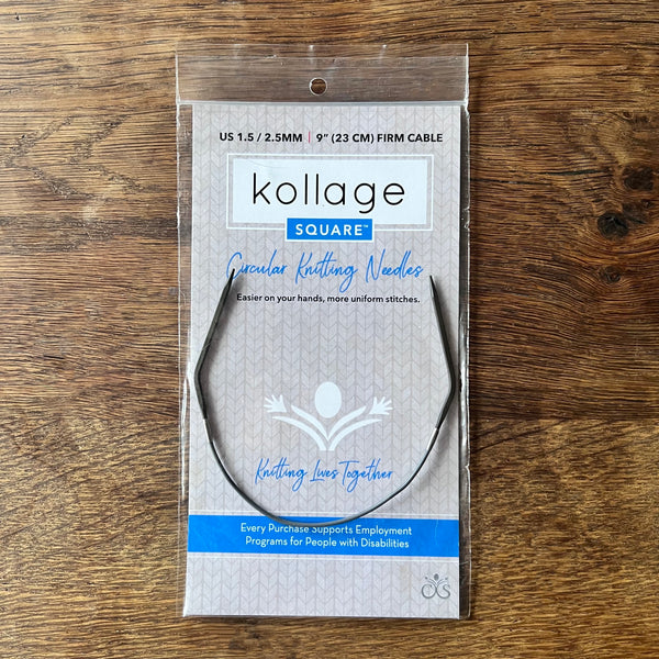 9インチ (23cm) Kollage 正方形円形編み針 | Kollage